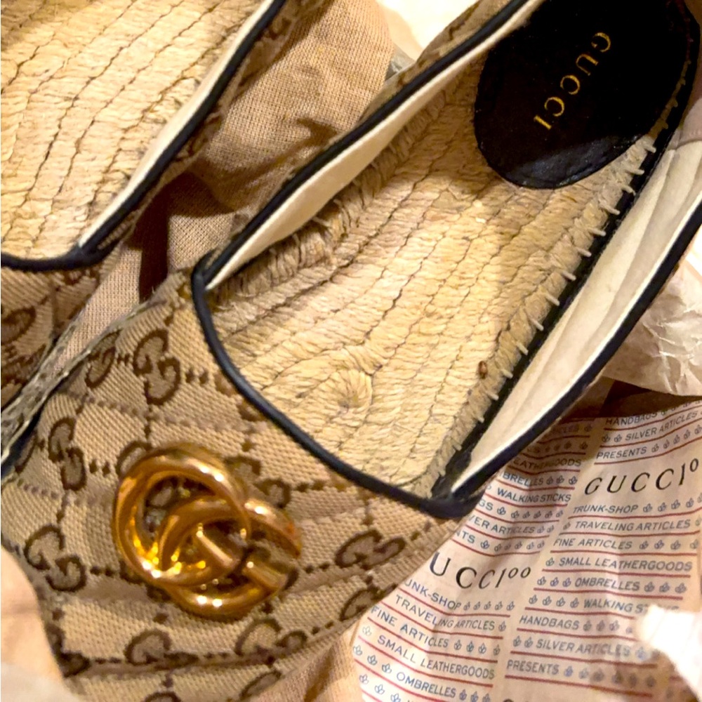 Gucci espadrillee beige sizes 37